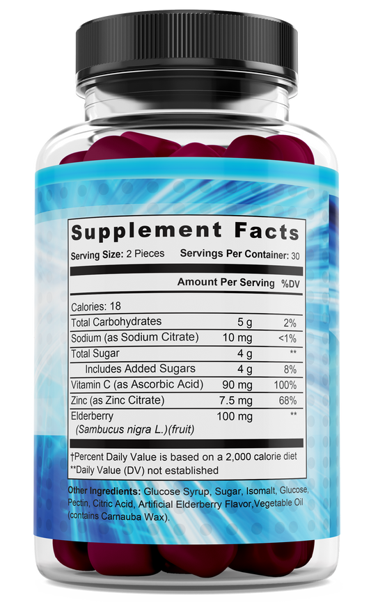 Elderberry Gummies by Angstrom Minerals