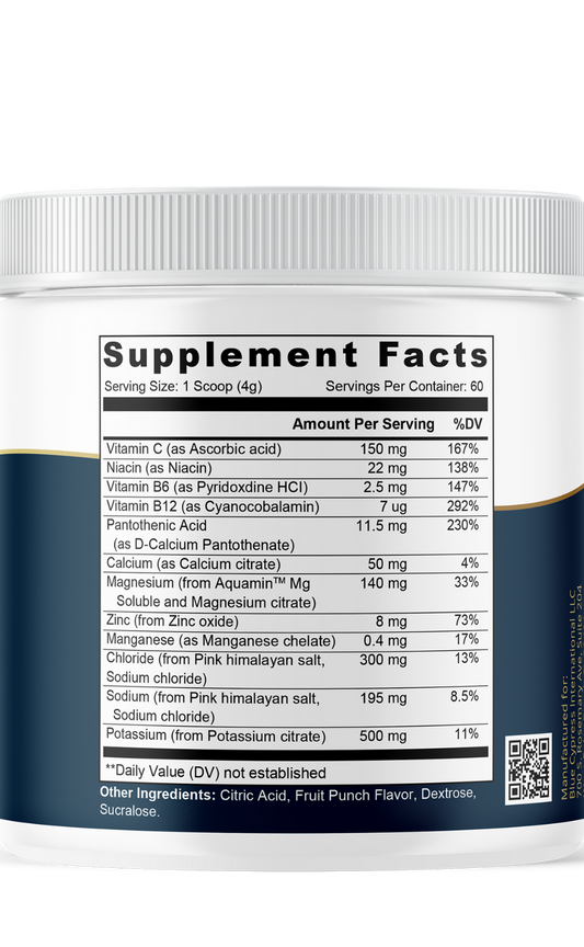 Hydration Electrolyte Drink Mix